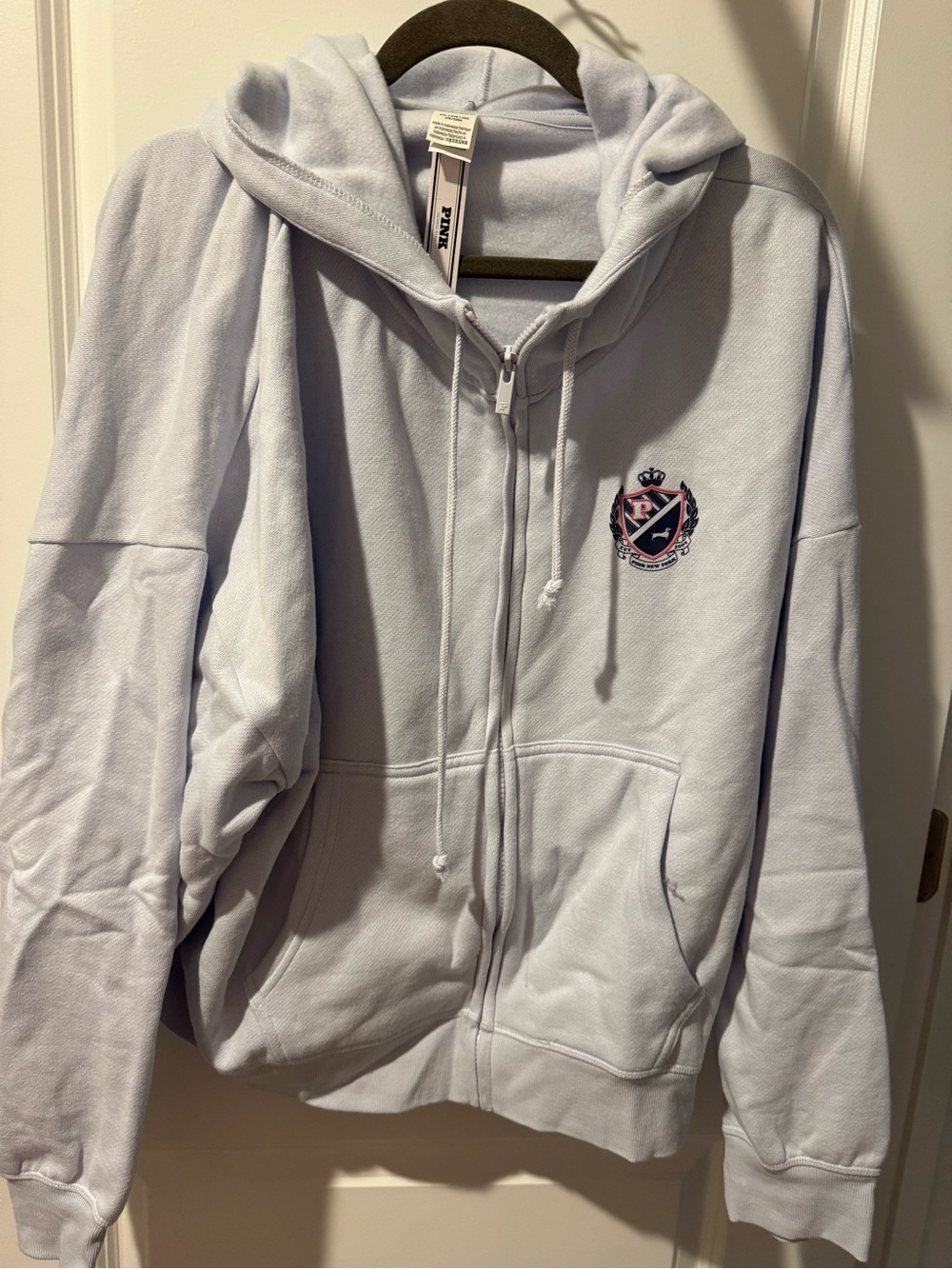 PINK Victoria's Secret Lavender Full-Zip Hoodie Jacket